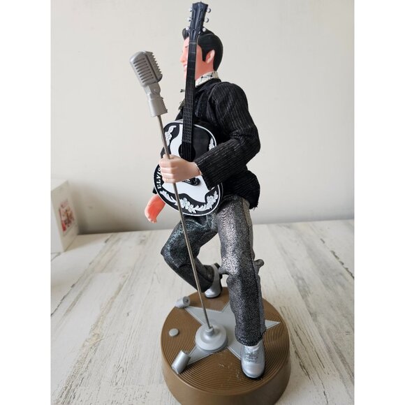 Santa's best Elvis Presley vintage as is talking singing statue figurine - Picture 4 of 8